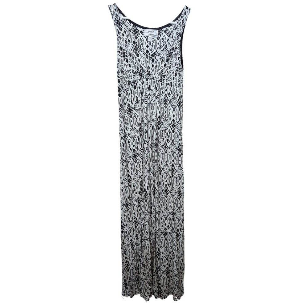 Carole Hochman Heavenly Soft Sleepwear | Gray Patterned Long Nightgown
